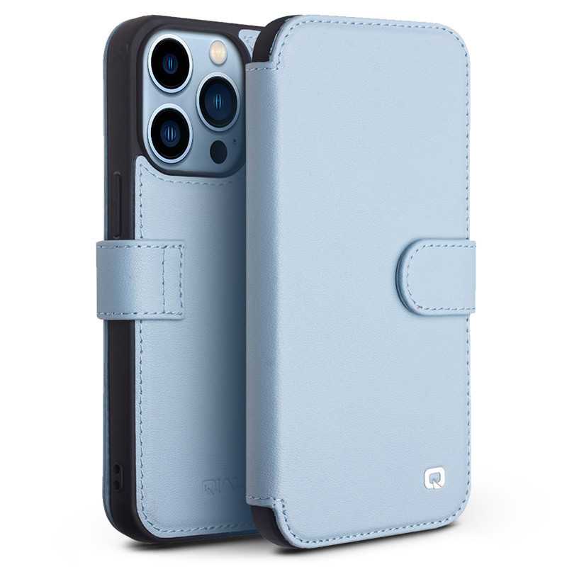 iPhone 13 Pro | Étui QIALINO Business en Cuir Véritable iPhone 13 Pro | Étui QIALINO Business en Cuir Véritable