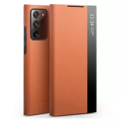 Étui Fenêtre QIALINO en Cuir Véritable pour Note20 Ultra