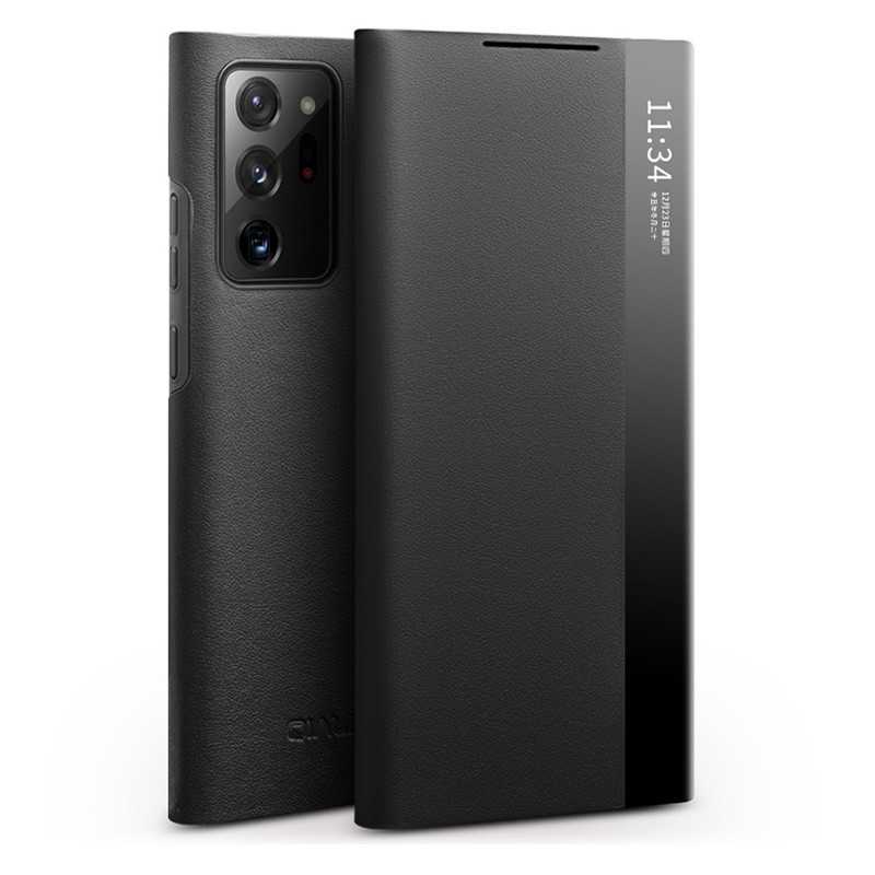 Étui Fenêtre QIALINO en Cuir Véritable pour Note20 Ultra Étui Fenêtre QIALINO en Cuir Véritable pour Note20 Ultra