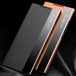 Étui Fenêtre QIALINO en Cuir Véritable pour Note20 Ultra