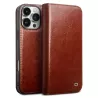 iPhone 16 Pro Max | Étui Portefeuille QIALINO en Cuir Véritable