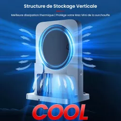 Station d'Accueil VAYDEER 8-en-1 pour Mac Mini 2018 à 2023