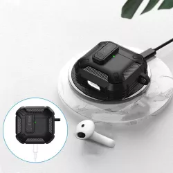 AirPods 4 | Étui Antichoc TECH-PROTECT Carbonox