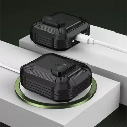 AirPods 4 | Étui Antichoc TECH-PROTECT Carbonox