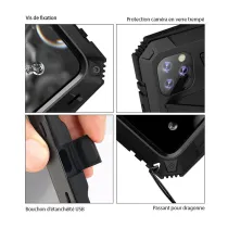 Coque Intégrale R-JUST Alphacell pour iPhone 12 Mini