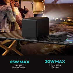 Batterie Externe Solaire ROMOSS SPB30 65W/30000mAh