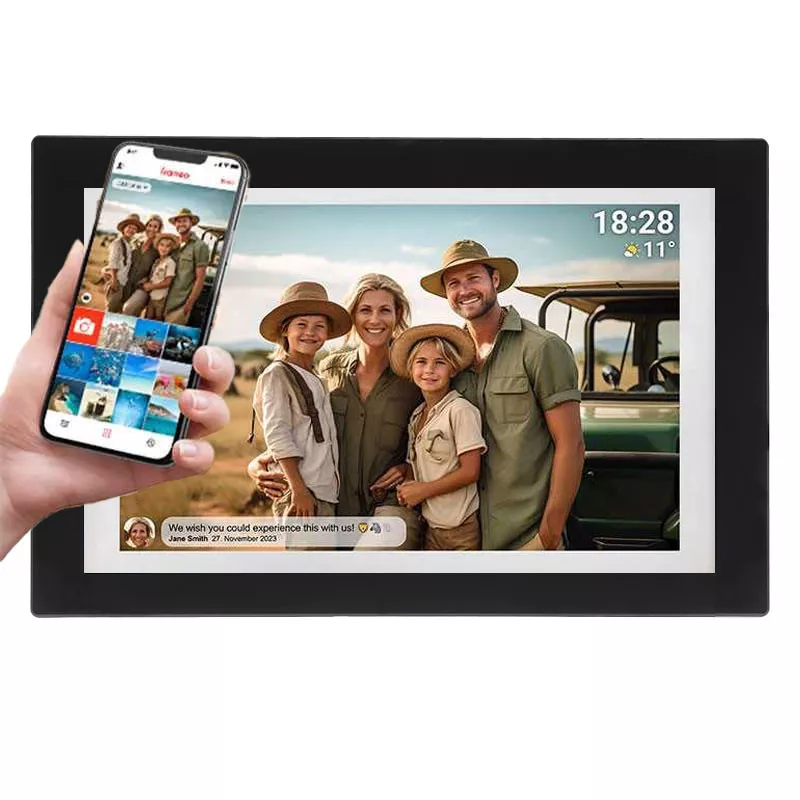 Cadre Photo Numérique DENVER Frameo 10,1' | Noir