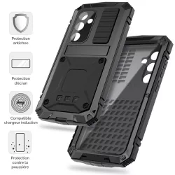 Galaxy S25 Plus | Coque Intégrale Antichoc R-JUST Alphacell