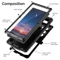 Galaxy S25 Ultra | Coque Intégrale Antichoc R-JUST Alphacell