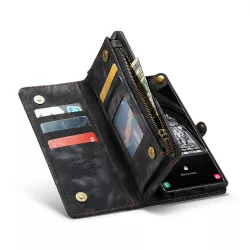 Galaxy S25 Ultra | Étui Portefeuille CaseMe Coque Détachable