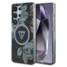 Galaxy S25 Ultra | Coque MagSafe GUESS Glitter Flowers Triangle