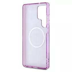 Galaxy S25 Ultra | Coque MagSafe GUESS Glitter Flowers Triangle