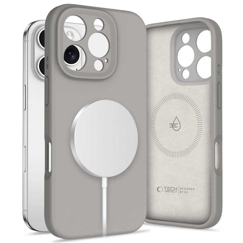 iPhone 16 Pro Max | Coque MagSafe TECH-PROTECT Liquid Silicone iPhone 16 Pro Max | Coque MagSafe TECH-PROTECT Liquid Silicone