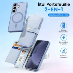 Galaxy S25 Plus | Étui Cuir DUX DUCIS Lawa avec Coque Détachable