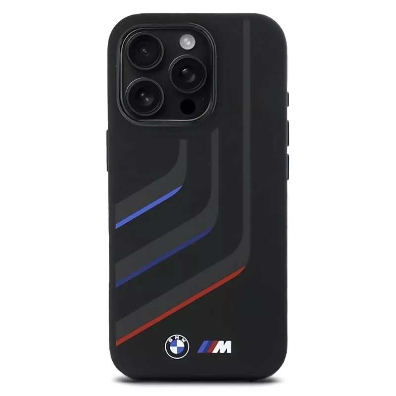 iPhone 16 Pro | Coque Silicone BMW Turning Lines MagSafe