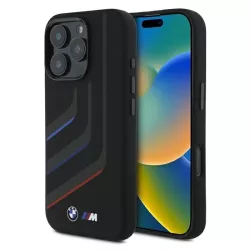 iPhone 16 Pro | Coque Silicone BMW Turning Lines MagSafe