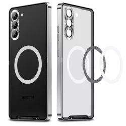 Galaxy S25 Plus | Coque Métal Translucide Compatible MagSafe