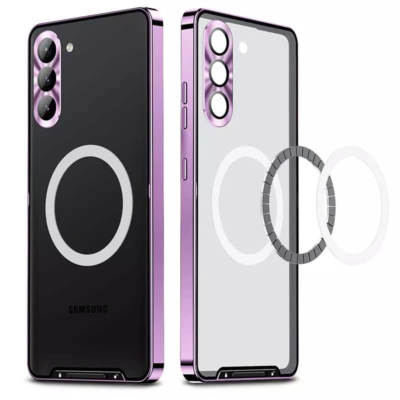 Galaxy S25 Plus | Coque Métal Translucide Compatible MagSafe
