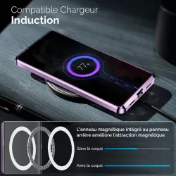 Galaxy S25 Plus | Coque Métal Translucide Compatible MagSafe