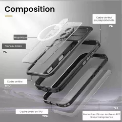 iPhone 16 | Coque Étanche REDPEPPER Compatible MagSafe