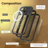 iPhone 16 Pro Max | Coque Étanche REDPEPPER Compatible MagSafe