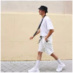 iPhone 13 | Coque Silicone avec Bandoulière Nylon