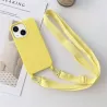 iPhone 13 Mini | Coque Silicone avec Bandoulière Amovible