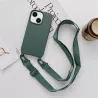 iPhone 13 Mini | Coque Silicone avec Bandoulière Amovible