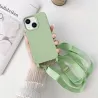 iPhone 13 Mini | Coque Silicone avec Bandoulière Amovible