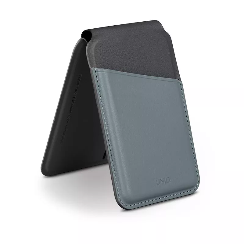 Pochette CB MagSafe UNIQ Lyden DS en Cuir Vegan