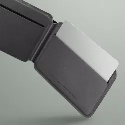 Pochette CB MagSafe UNIQ Lyden DS en Cuir Vegan