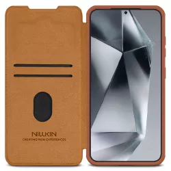 Galaxy S25 Plus | Étui NILLKIN Qin Pro Leather Série