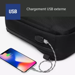 Sac à Dos OZUKO en Tissu Oxford Imperméabilisé | Système Anti-Vol