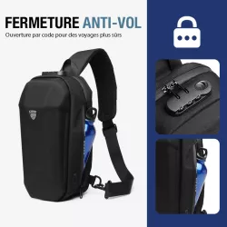 Sac à Dos OZUKO en Tissu Oxford Imperméabilisé | Système Anti-Vol