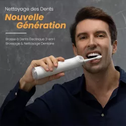 Brosse à Dents Électrique 2-en-1 SOOCAS Neos T03 avec Hydropulseur