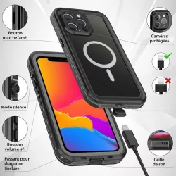 iPhone 13 Pro Max | Coque Étanche REDPEPPER IP68 MagSafe