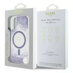iPhone 16 | Coque Paillettes GUESS Resin Glitter MagSafe