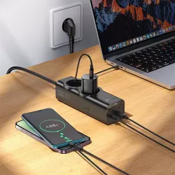 Multiprise électrique HOCO NS10 avec USB-C & USB-A