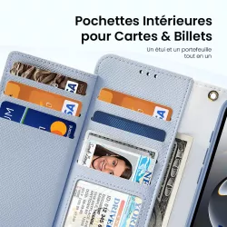 iPhone 16e | Étui Cuir DUX DUCIS Lawa avec Coque Détachable