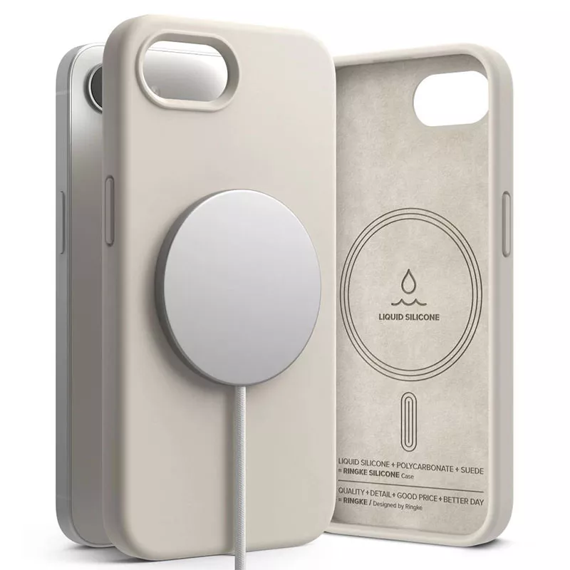 iPhone 16e | Coque MagSafe RINGKE Silicone Magnetic Série
