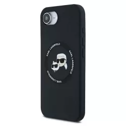 iPhone 16e | Coque Silicone MagSafe LAGERFELD Double Heads