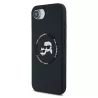 iPhone 16e | Coque Silicone MagSafe LAGERFELD Double Heads