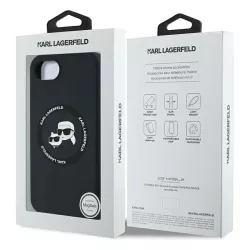 iPhone 16e | Coque Silicone MagSafe LAGERFELD Double Heads