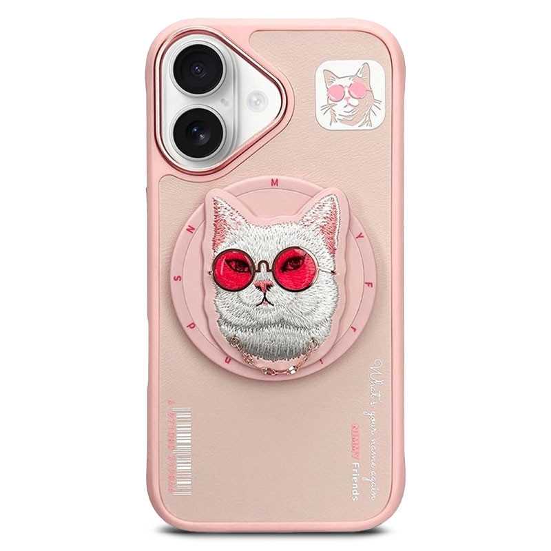iPhone 16 | Coque MagSafe NIMMY FRIENDS Glasses Cool Cat iPhone 16 | Coque MagSafe NIMMY FRIENDS Glasses Cool Cat