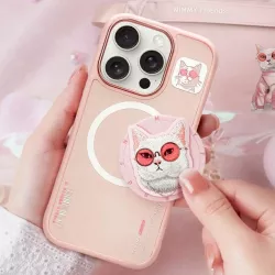 iPhone 16 Pro Max | Coque MagSafe NIMMY FRIENDS Glasses Cool Cat