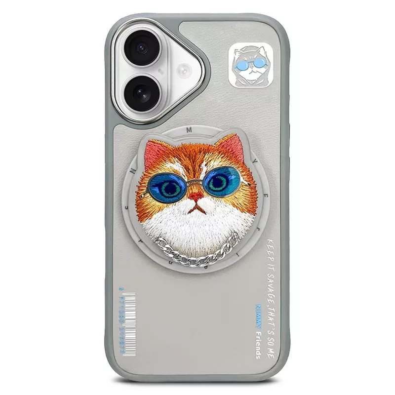iPhone 16 | Coque MagSafe NIMMY FRIENDS Glasses Cool Kitten