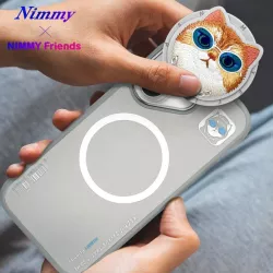 iPhone 16 | Coque MagSafe NIMMY FRIENDS Glasses Cool Kitten