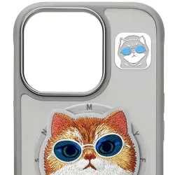 iPhone 16 Pro | Coque MagSafe NIMMY FRIENDS Glasses Cool Kitten