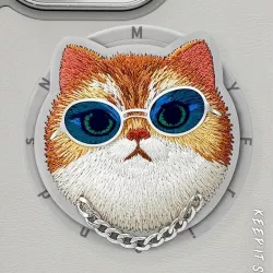 iPhone 16 Pro | Coque MagSafe NIMMY FRIENDS Glasses Cool Kitten