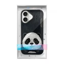 iPhone 16 | Coque NIMMY FRIENDS Big Eyed Pet Panda Brodé